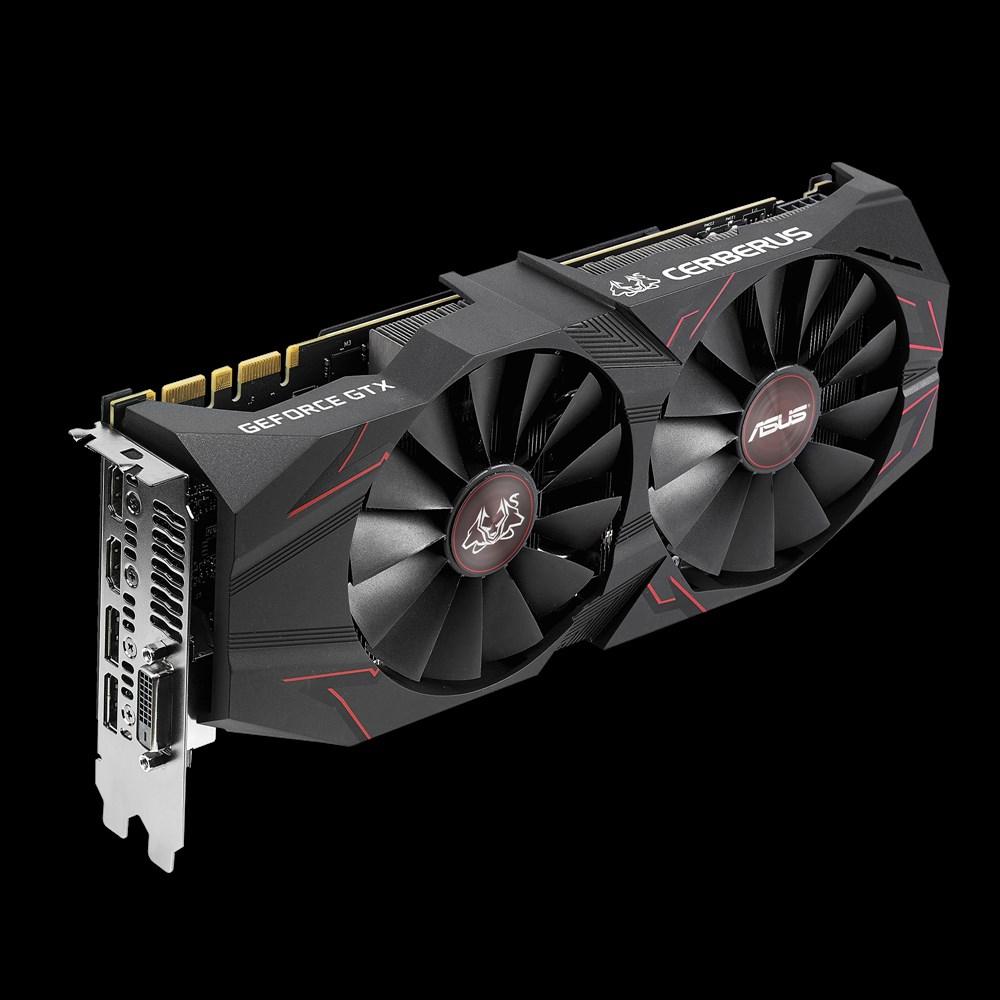 Bekijk afbeelding 2 van Asus NVIDIA GF GTX1070Ti, 8GB, Cerberus Advan